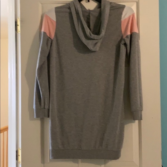 Grey hoodie dress - Picture 2 of 2